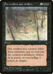 Cinzas às Cinzas / Ashes to Ashes - Magic: The Gathering - MoxLand