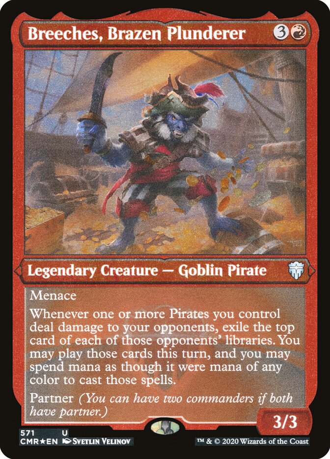 Bermuda, Saqueador Brônzeo / Breeches, Brazen Plunderer - Magic: The Gathering - MoxLand