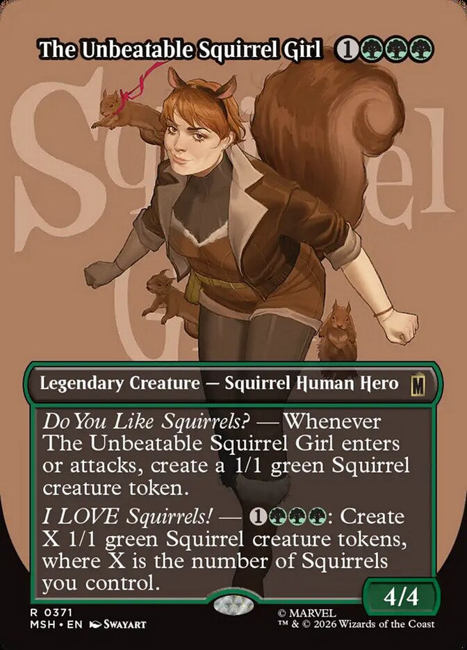 The Unbeatable Squirrel Girl - Magic: The Gathering - MoxLand