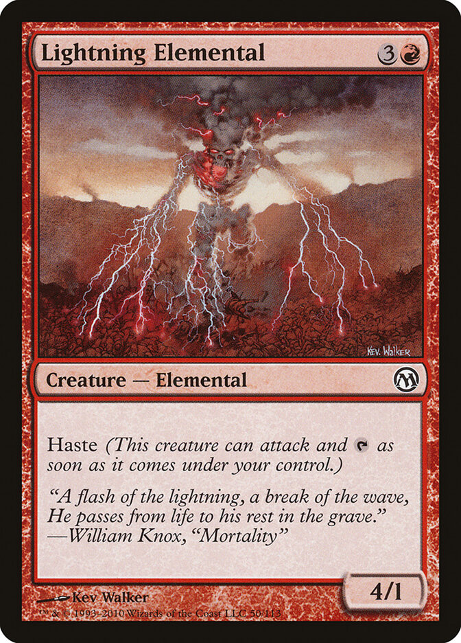 Elemental do Relâmpago / Lightning Elemental - Magic: The Gathering - MoxLand