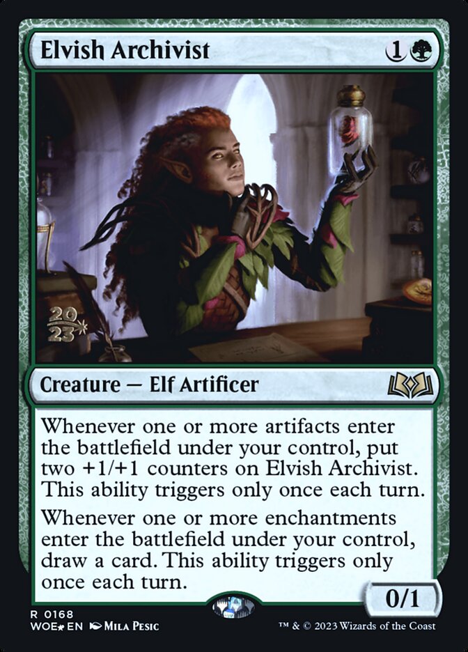 Arquivista Élfico / Elvish Archivist - Magic: The Gathering - MoxLand
