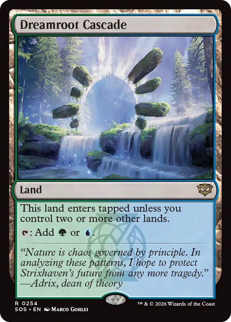 Cascata de Raiz-do-sonho / Dreamroot Cascade - Magic: The Gathering - MoxLand
