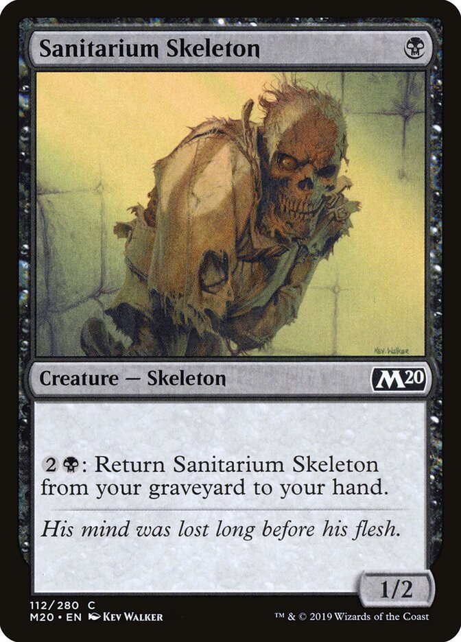 Esqueleto do Sanatório / Sanitarium Skeleton - Magic: The Gathering - MoxLand