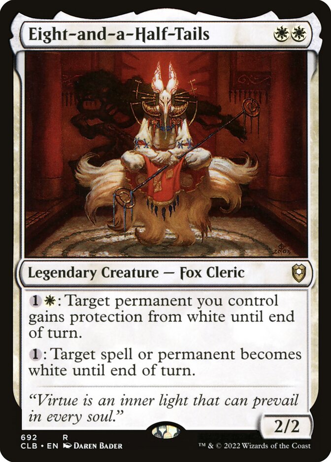 Oito-Caudas-e-Meia / Eight-and-a-Half-Tails - Magic: The Gathering - MoxLand