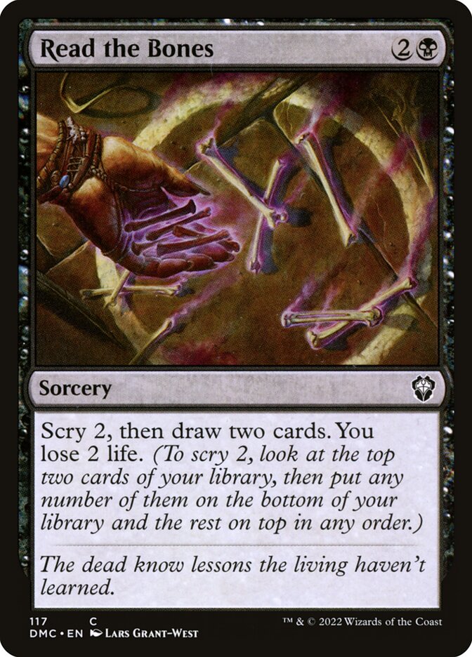 Leia os Ossos / Read the Bones - Magic: The Gathering - MoxLand