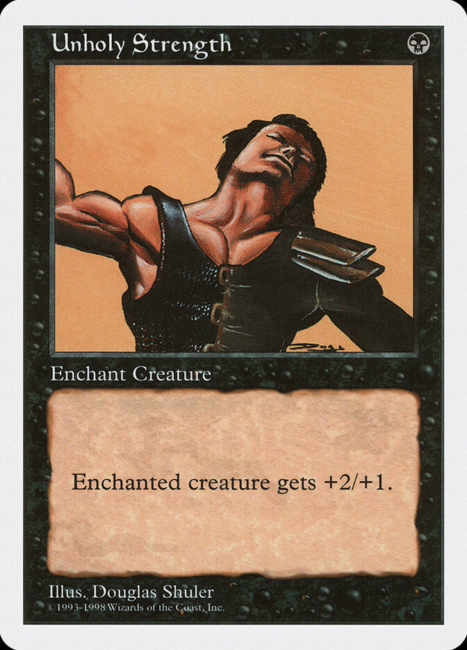 Força Profana / Unholy Strength - Magic: The Gathering - MoxLand