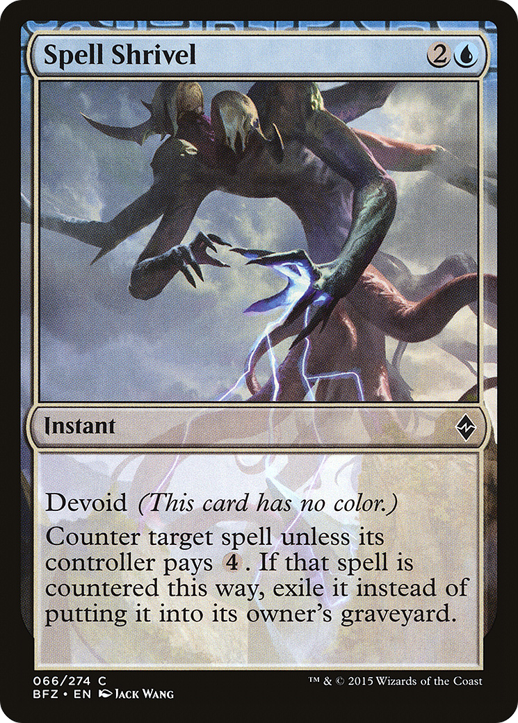 Murchar Mágica / Spell Shrivel - Magic: The Gathering - MoxLand