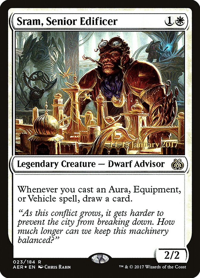 Sram, Edificador Sênior / Sram, Senior Edificer - Magic: The Gathering - MoxLand