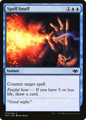 Apagamento de Mágica / Spell Snuff - Magic: The Gathering - MoxLand