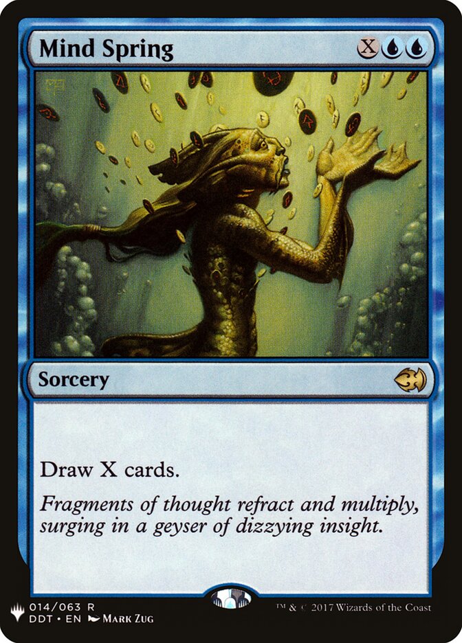 Esguicho Mental / Mind Spring - Magic: The Gathering - MoxLand
