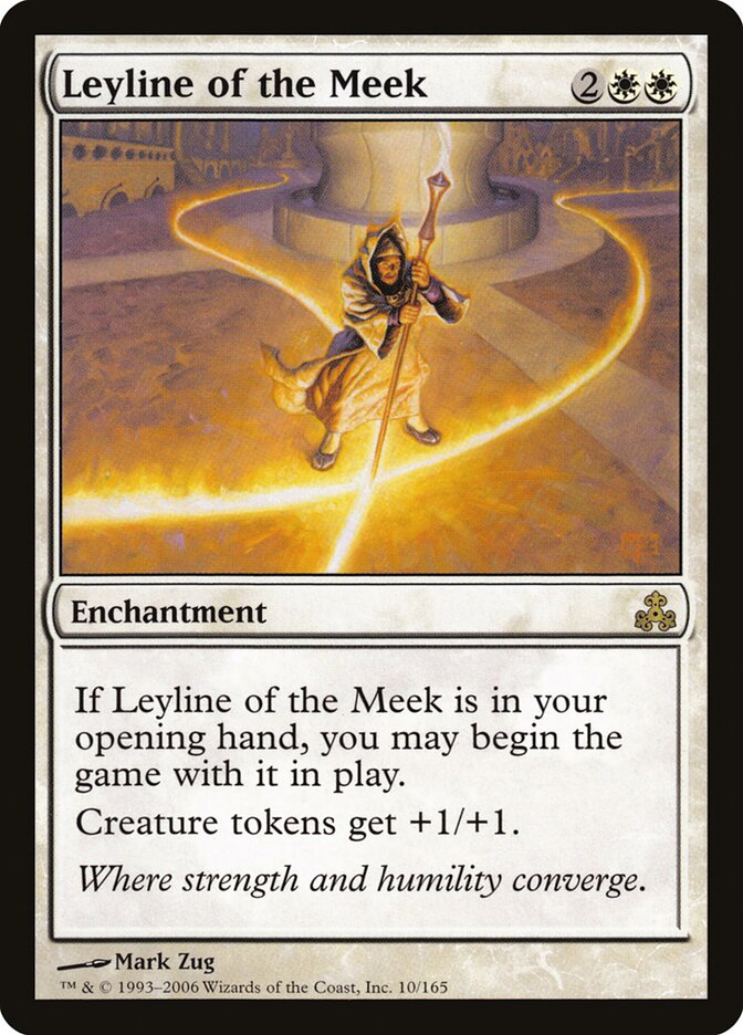 Linha de Força da Obediência / Leyline of the Meek - Magic: The Gathering - MoxLand