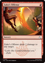 Ofensiva de Zuko / Zuko's Offense - Magic: The Gathering - MoxLand