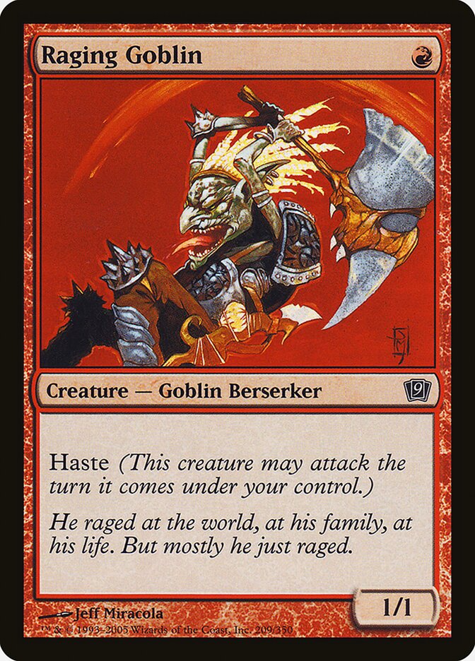 Goblin Enfurecido / Raging Goblin - Magic: The Gathering - MoxLand