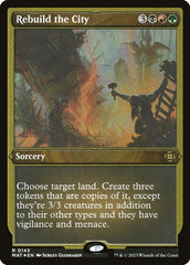 Reconstruir a Cidade / Rebuild the City - Magic: The Gathering - MoxLand