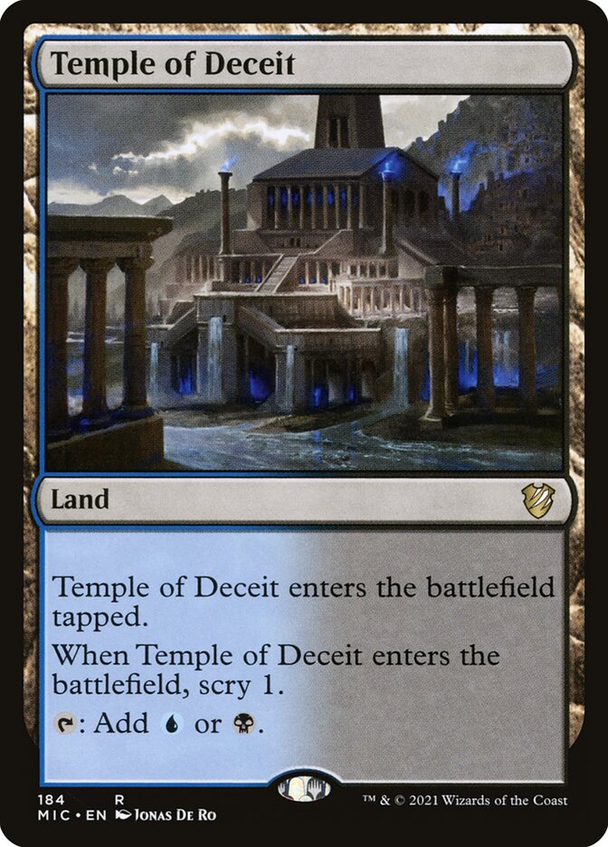 Templo do Engano / Temple of Deceit - Magic: The Gathering - MoxLand