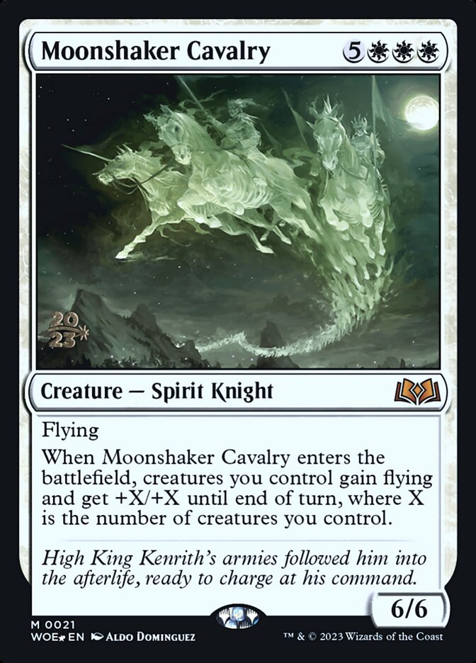 Cavalaria Sacode-lua / Moonshaker Cavalry - Magic: The Gathering - MoxLand
