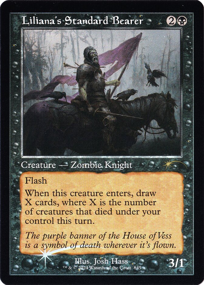 Porta-estandarte de Liliana / Liliana's Standard Bearer - Magic: The Gathering - MoxLand