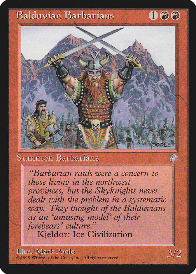 Bárbaros Balduvianos / Balduvian Barbarians - Magic: The Gathering - MoxLand