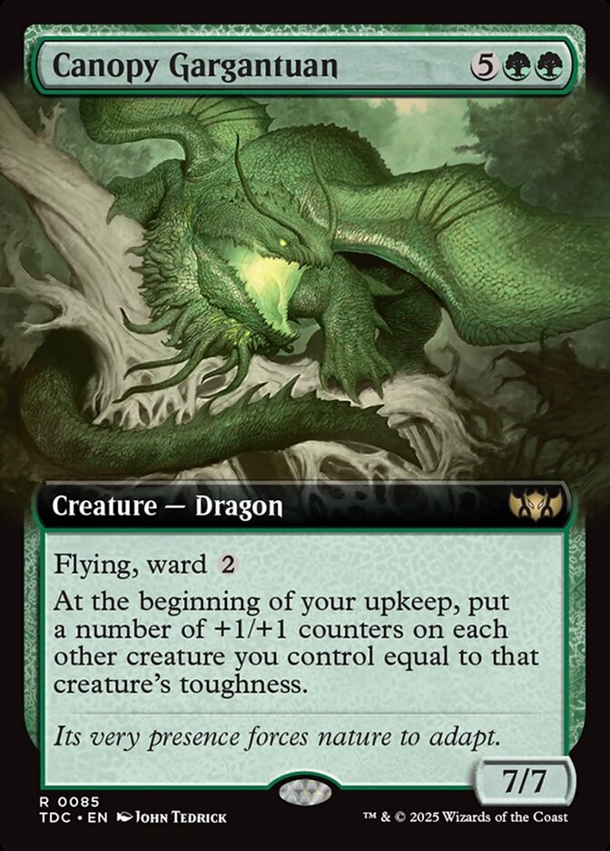 Canopy Gargantuan - Magic: The Gathering - MoxLand