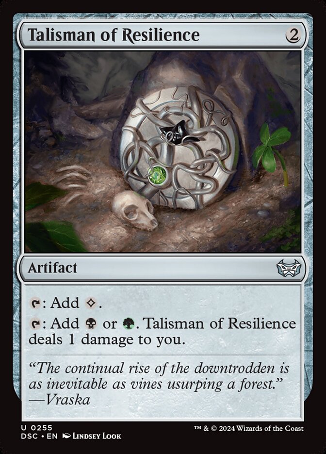 Talismã da Resiliência / Talisman of Resilience - Magic: The Gathering - MoxLand