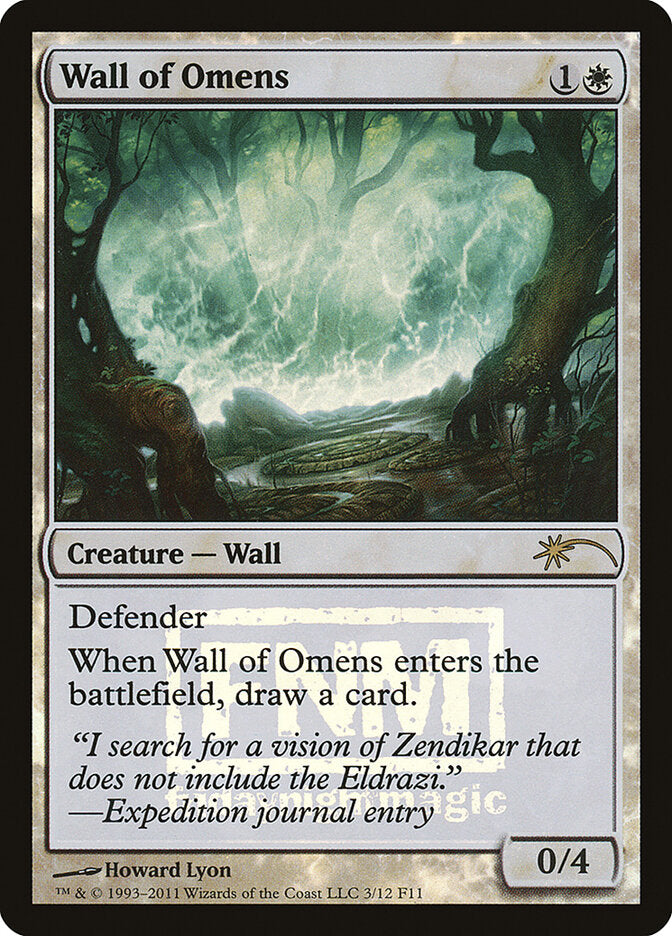 Barreira de Agouros / Wall of Omens - Magic: The Gathering - MoxLand