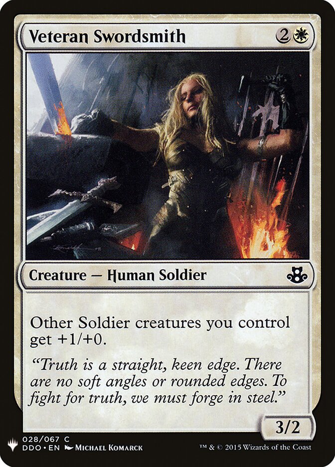 Forjador de Espada Veterano / Veteran Swordsmith - Magic: The Gathering - MoxLand