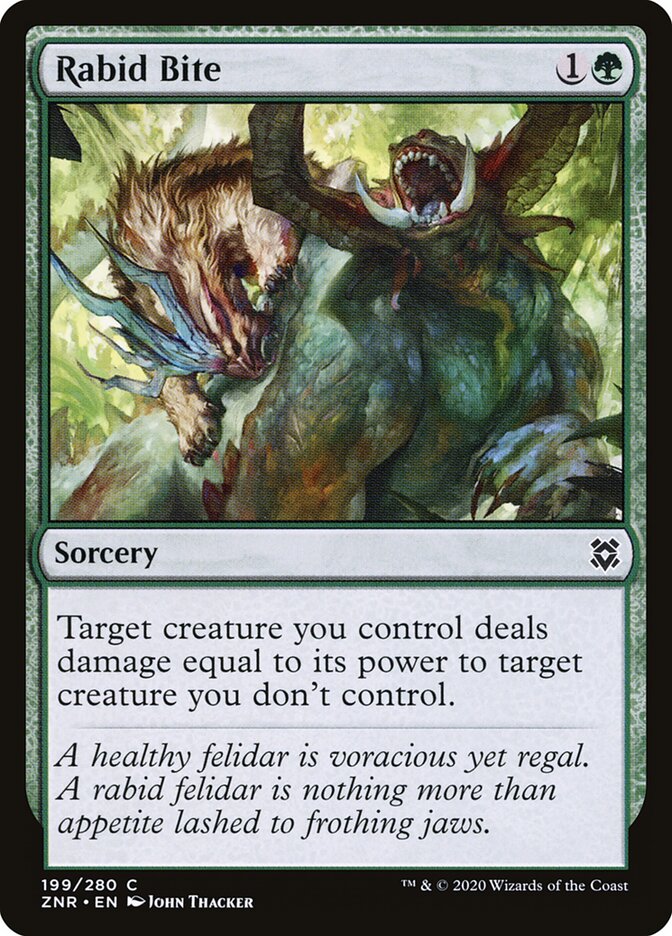 Mordida Rábica / Rabid Bite - Magic: The Gathering - MoxLand