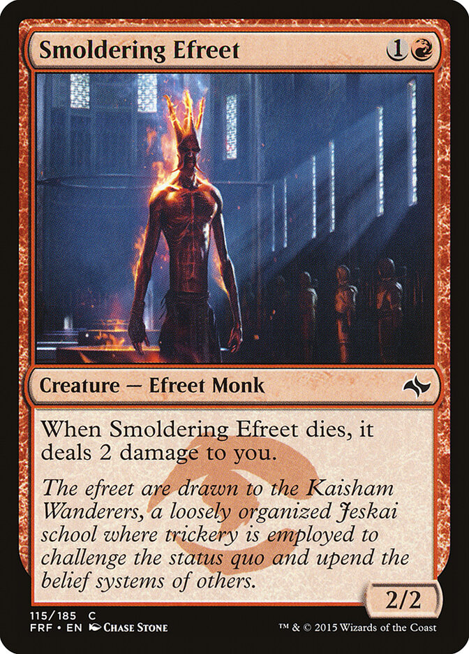Efrite Ardente / Smoldering Efreet - Magic: The Gathering - MoxLand