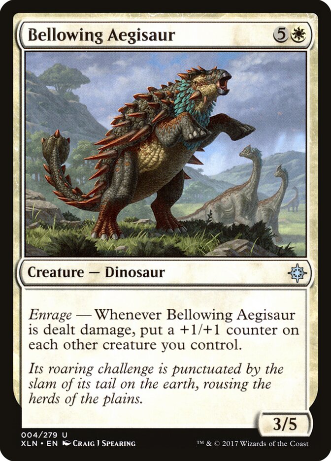 Egidossauro Urrante / Bellowing Aegisaur - Magic: The Gathering - MoxLand