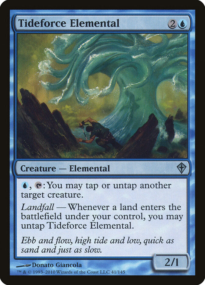 Elemental da Força da Maré / Tideforce Elemental - Magic: The Gathering - MoxLand