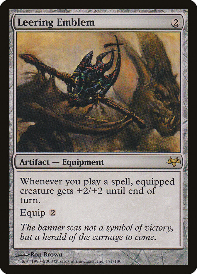 Emblema Nefasto / Leering Emblem - Magic: The Gathering - MoxLand