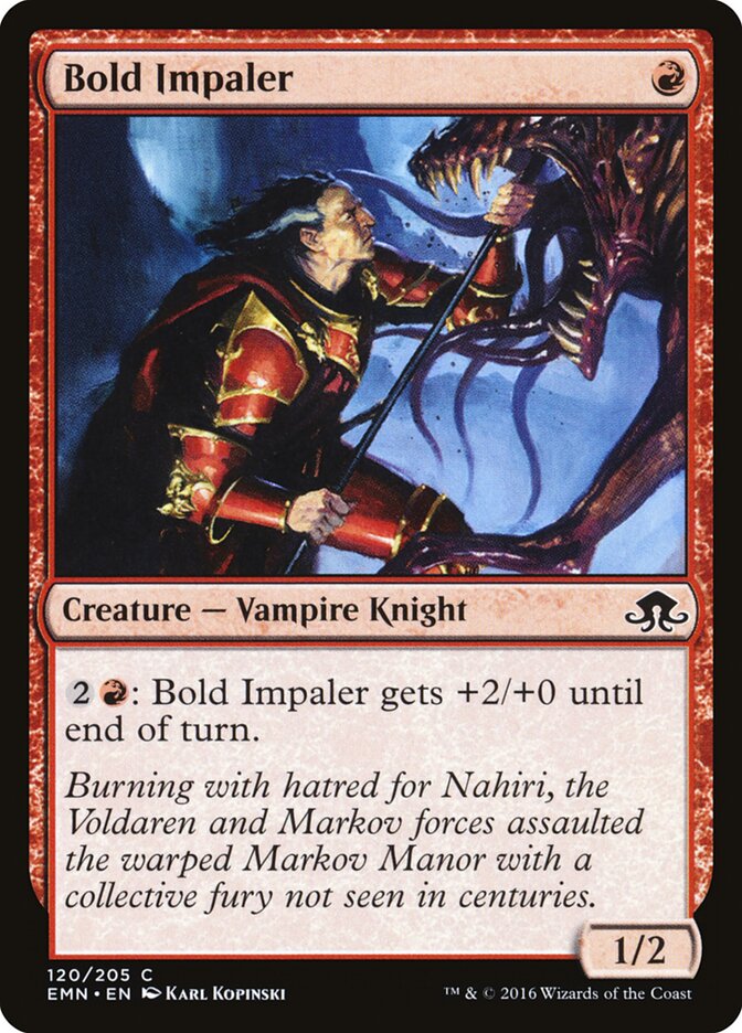 Empalador Ousado / Bold Impaler - Magic: The Gathering - MoxLand
