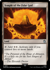 Templo do Falso Deus / Temple of the False God - Magic: The Gathering - MoxLand