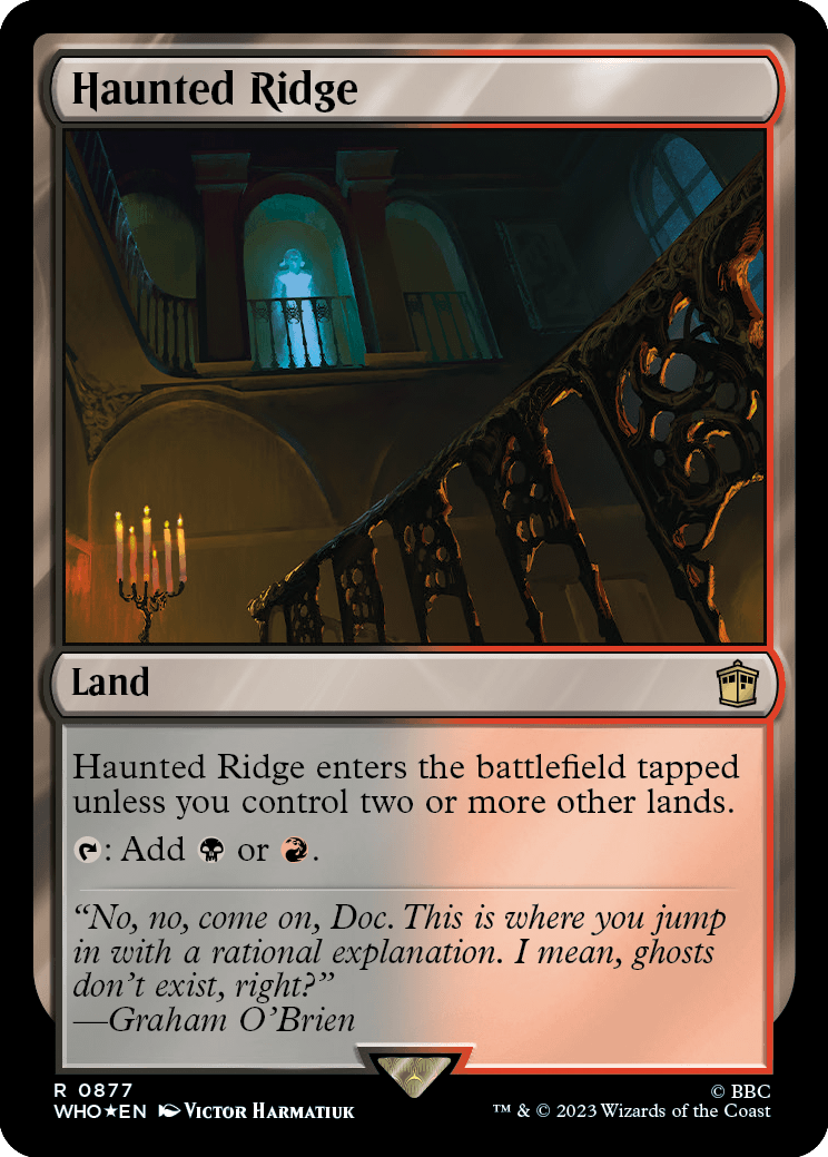 Cordilheira Assombrada / Haunted Ridge - Magic: The Gathering - MoxLand