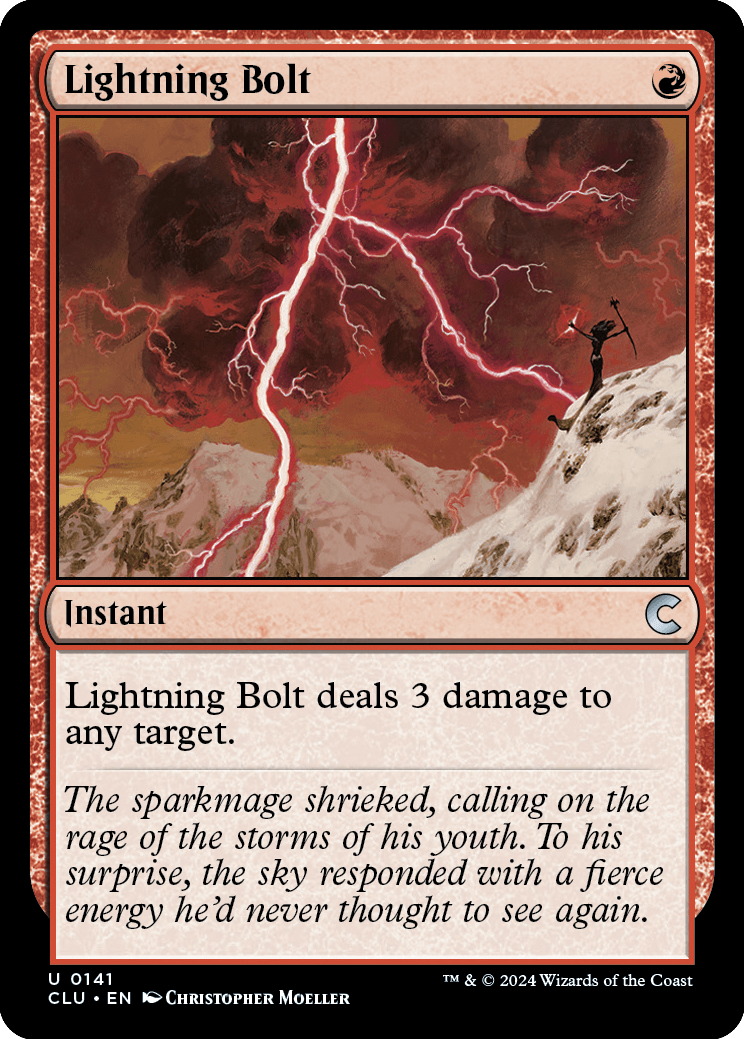 Raio / Lightning Bolt - Magic: The Gathering - MoxLand