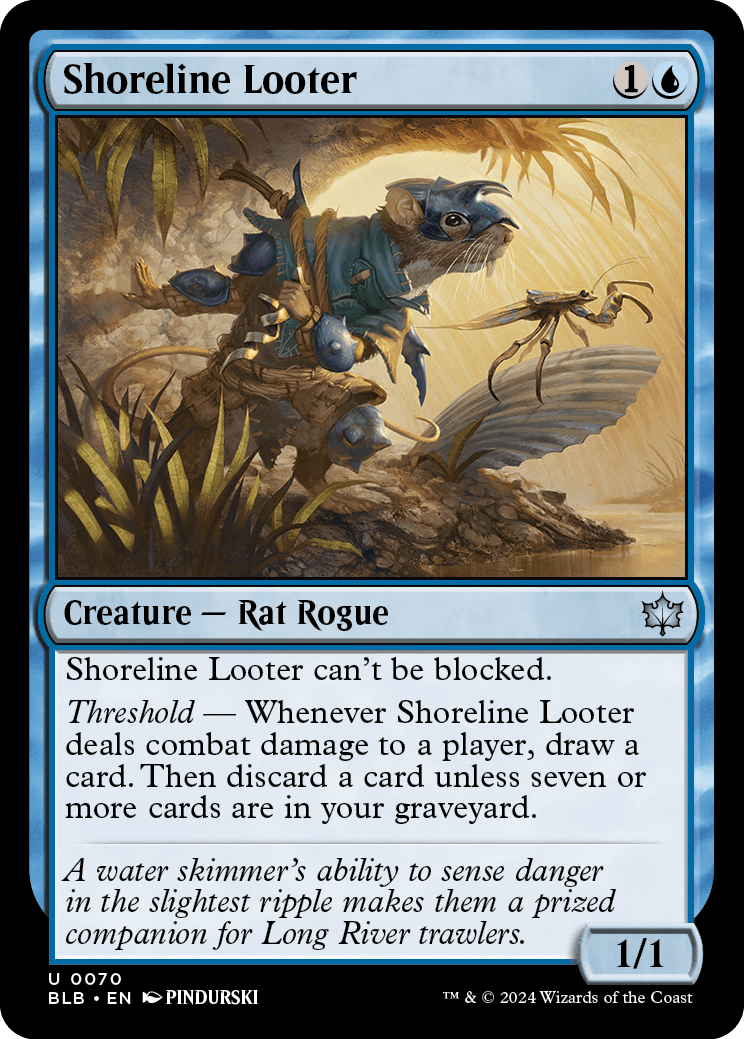 Saqueador Costeiro / Shoreline Looter - Magic: The Gathering - MoxLand