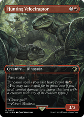 Velociraptor à Caça / Hunting Velociraptor - Magic: The Gathering - MoxLand