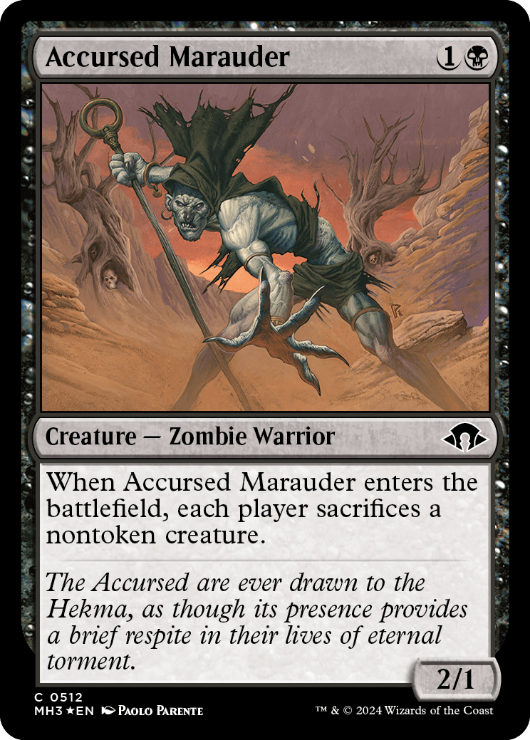 Saqueador Amaldiçoado / Accursed Marauder - Magic: The Gathering - MoxLand