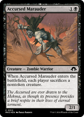 Saqueador Amaldiçoado / Accursed Marauder - Magic: The Gathering - MoxLand