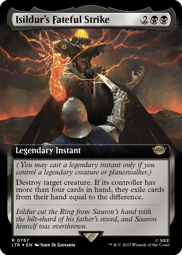 Golpe Fatídico de Isildur / Isildur's Fateful Strike - Magic: The Gathering - MoxLand