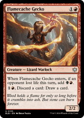 Lagartixa do Estoque de Fogo / Flamecache Gecko - Magic: The Gathering - MoxLand