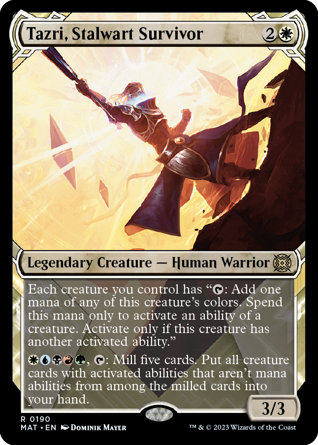 Tazri, Sobrevivente Resoluta / Tazri, Stalwart Survivor - Magic: The Gathering - MoxLand