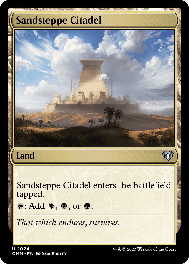 Cidadela da Estepe Arenosa / Sandsteppe Citadel - Magic: The Gathering - MoxLand