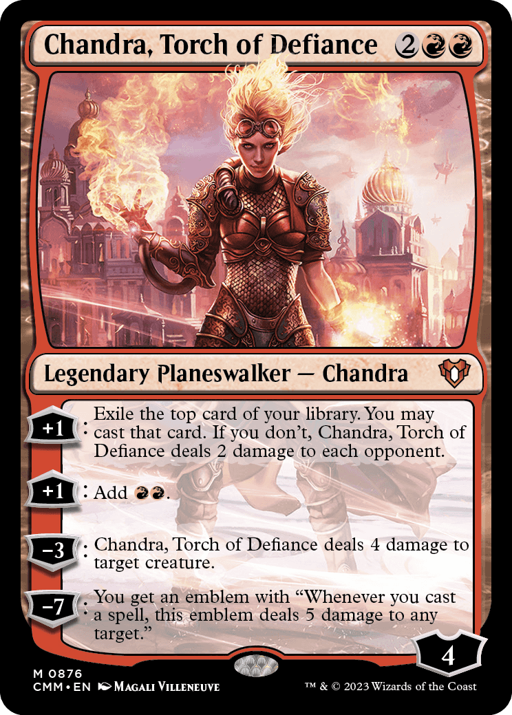 Chandra, Chama da Rebeldia / Chandra, Torch of Defiance - Magic: The Gathering - MoxLand