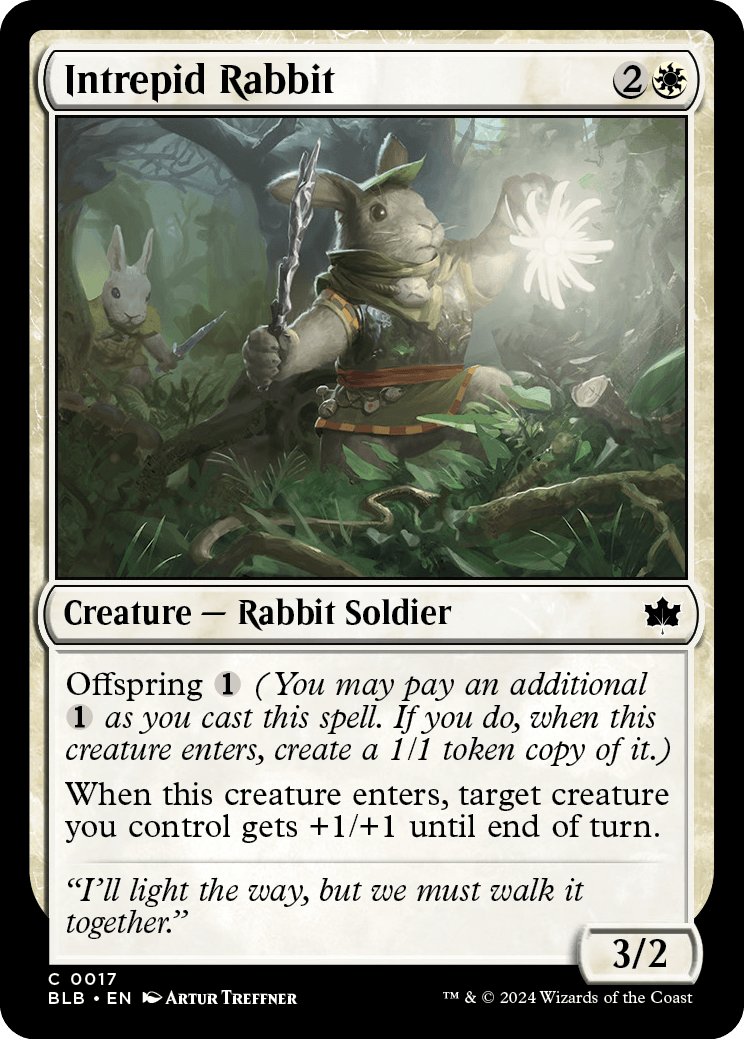 Coelha Intrépida / Intrepid Rabbit - Magic: The Gathering - MoxLand