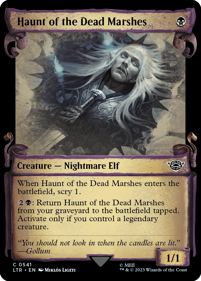 Assombração dos Pântanos Mortos / Haunt of the Dead Marshes - Magic: The Gathering - MoxLand