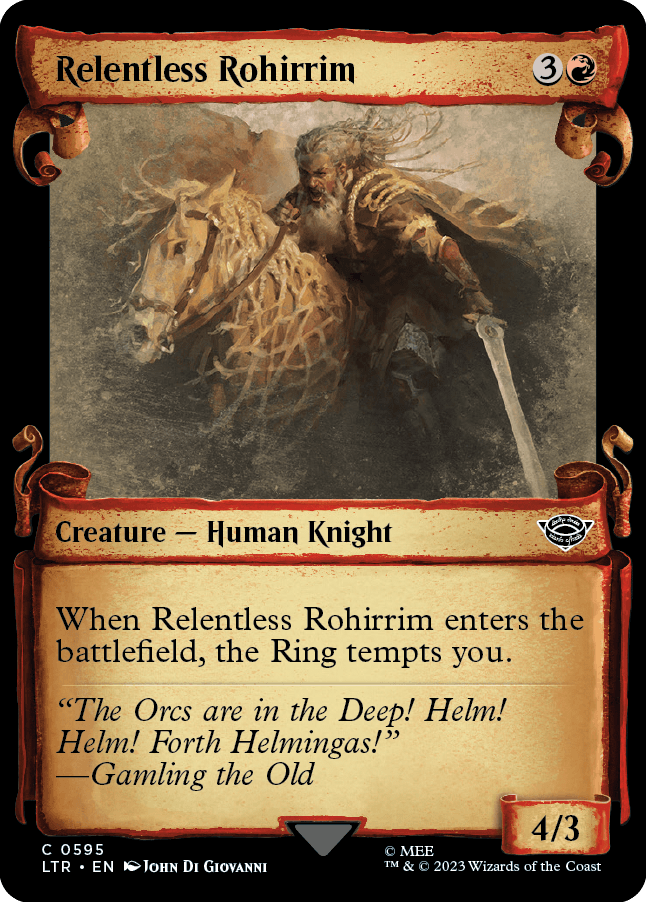 Rohirrim Incansável / Relentless Rohirrim - Magic: The Gathering - MoxLand