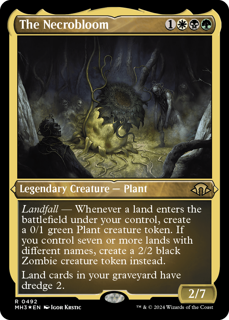 A Necroflor / The Necrobloom - Magic: The Gathering - MoxLand