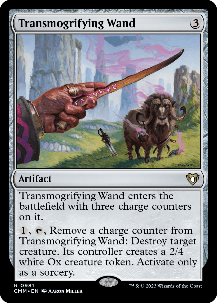 Varinha Transmogrificadora / Transmogrifying Wand - Magic: The Gathering - MoxLand