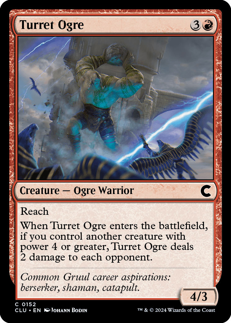 Ogro da Torreta / Turret Ogre - Magic: The Gathering - MoxLand